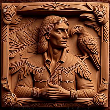 3D model Kent Monkman (STL)